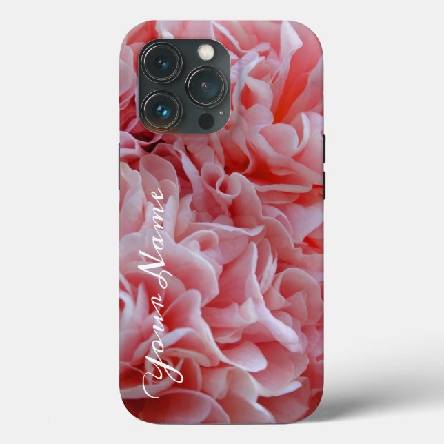Pink velvet flowers Mallow Case-Mate iPhone Case (Back)