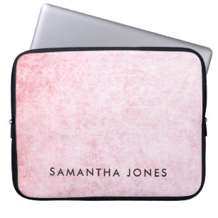 Pink Velvet texture pattern Laptop Sleeve