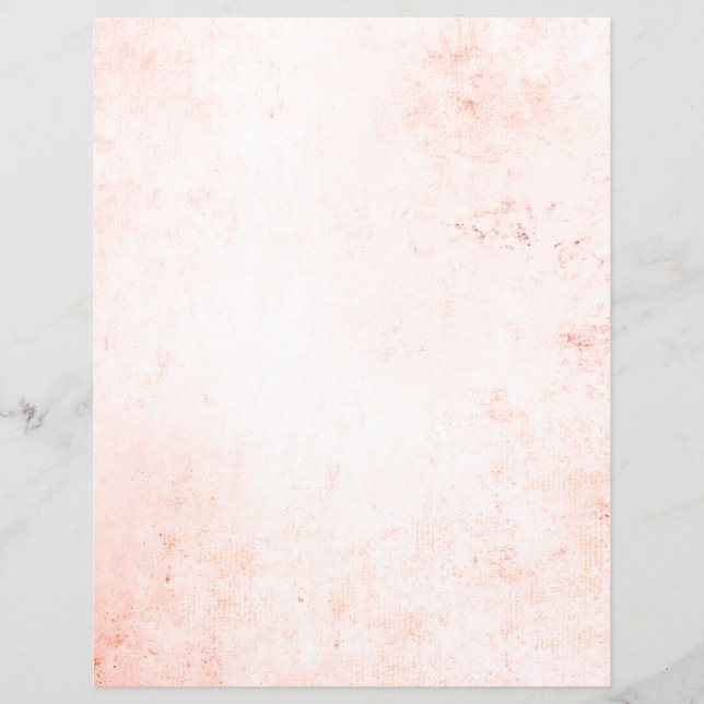 Pink Venetian Plaster Texture Scrapbook Paper (Front)