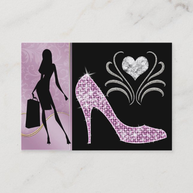 Pink Version Fashion Business Card - SRF (Front)