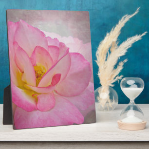 Pink Victorian Rose Plaque