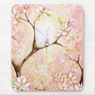 Pink View Blossom Mouse Pad