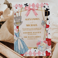 Pink Vintage Alice in Wonderland Wedding