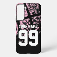 Pink vintage basketball jersey number custom