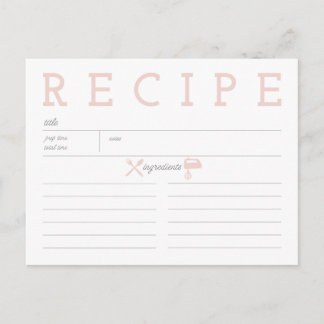 Pink Vintage Kitchen Companion Postcard