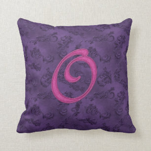 Pink Vintage Rose O Cushion