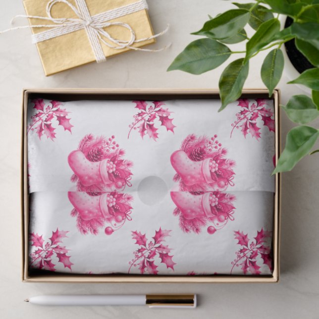 Pink Vintage Stockings Tissue Paper (Gift)