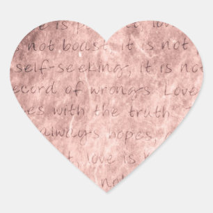 Pink Vintage Wedding Love is Patient Envelope Seal