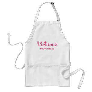 Pink Virtuous Woman Proverbs 31 Christian Apron