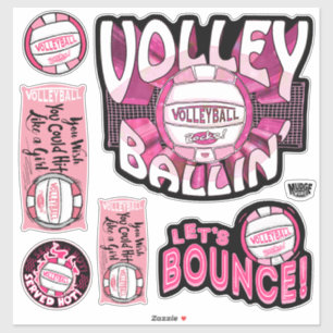 Pink Volleyballin' Volleyball