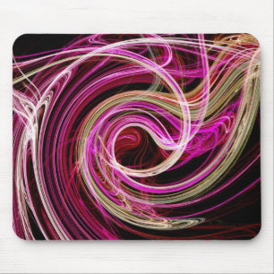 Pink Vortex Mouse Pad