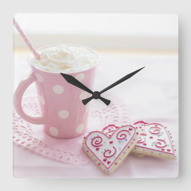 pink wall clock (Front)