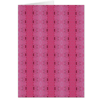 Pink wallpaper pattern, blank card
