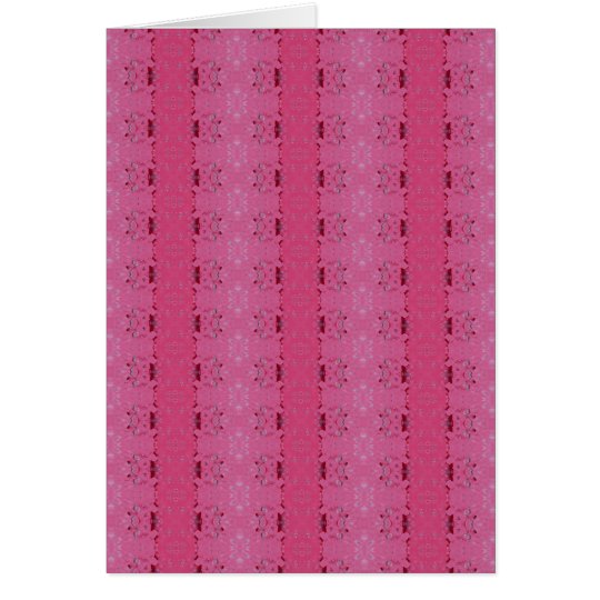 Pink wallpaper pattern, blank card