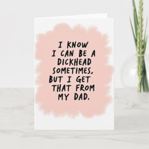 Pink Wash Mothers Day Type Card