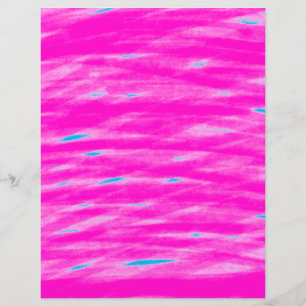 Pink Water Colour Paint Strokes Scrapbooking Paper