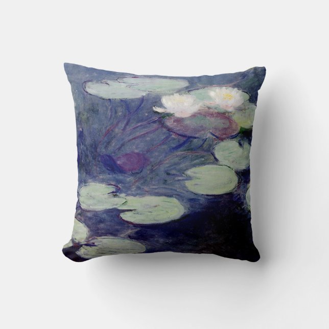 Pink Water-Lilies: 1897-99 by Monet Cushion (Front)