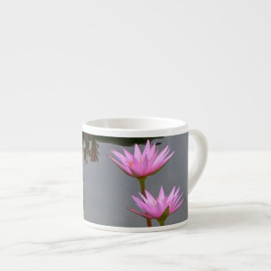 Pink Water Lilies Espresso Cup