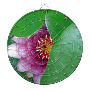 Pink Water Lily Dartboard