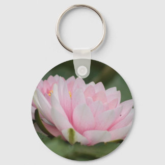 Pink Water Lily Key Ring