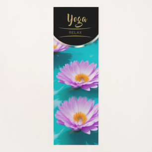 Pink Water Petals - Yoga Mat