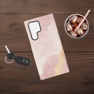 Pink Watercolor Abstract Samsung Galaxy Case