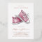 Pink Watercolor Baby Shoes It's a Girl Baby Shower