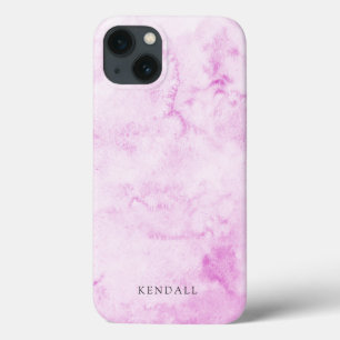 Pink Watercolor Elegant iPhone 13 Case