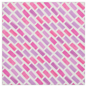 Pink Watercolor Fabric