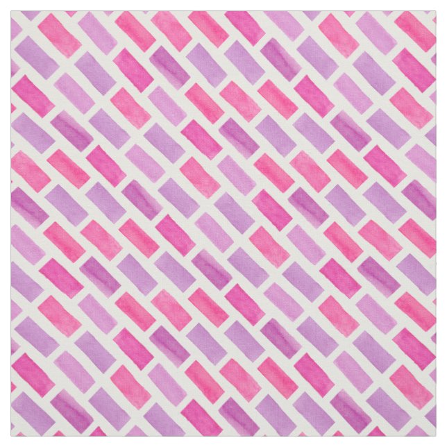 Pink Watercolor Fabric (Swatch)