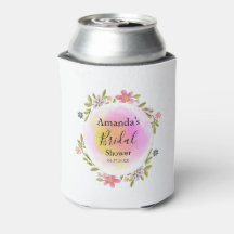 Pink Watercolor Floral Bridal Shower