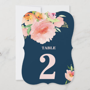 PINK WATERCOLOR FLOWER wedding invitation cards