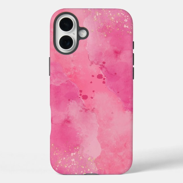Pink Watercolor Linktree | Case-Mate iPhone Case (Back)