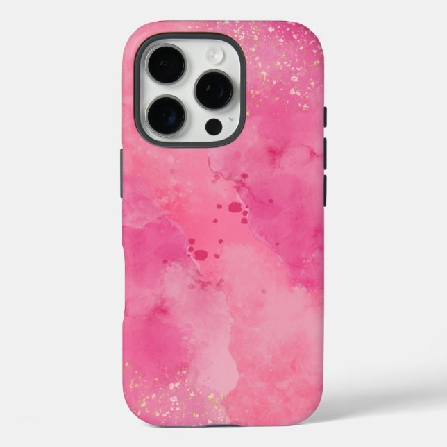 Pink Watercolor Linktree | Case-Mate iPhone Case (Back)