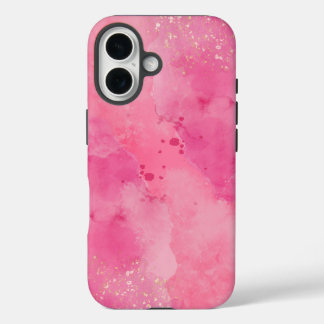 Pink Watercolor Linktree | iPhone 16 Case