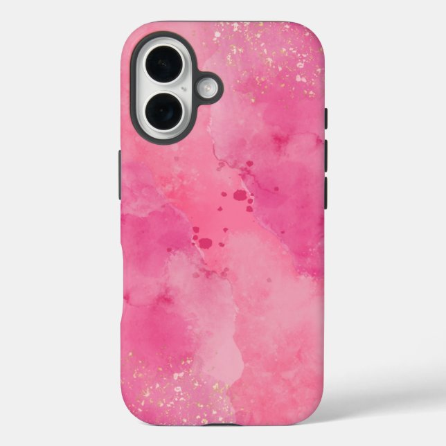 Pink Watercolor Linktree | Case-Mate iPhone Case (Back)