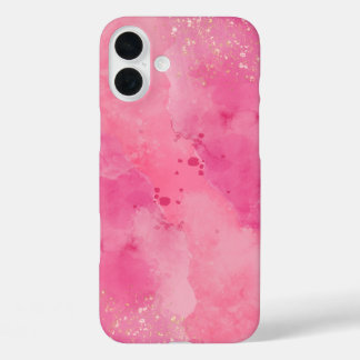 Pink Watercolor Linktree | iPhone 16 Plus Case