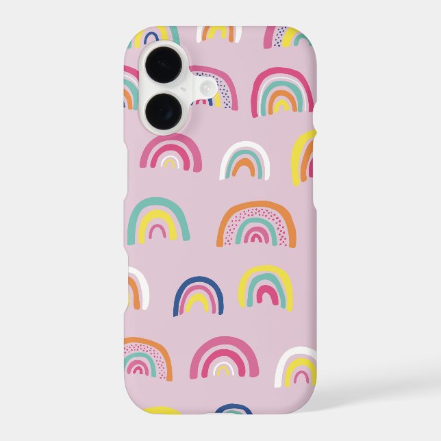 Pink watercolor rainbow (Back)