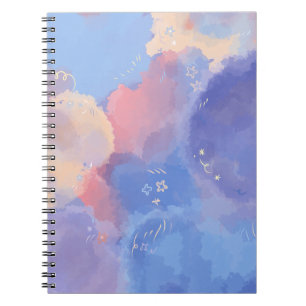 Pink Watercolor Spiral Photo Notebook (80 Pages)