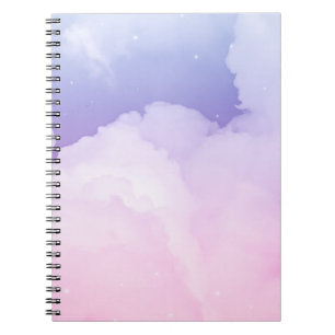 Pink Watercolor Spiral Photo Notebook (80 Pages)