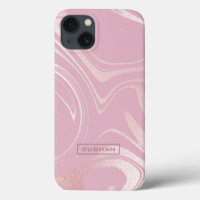 Pink watercolors swirly background