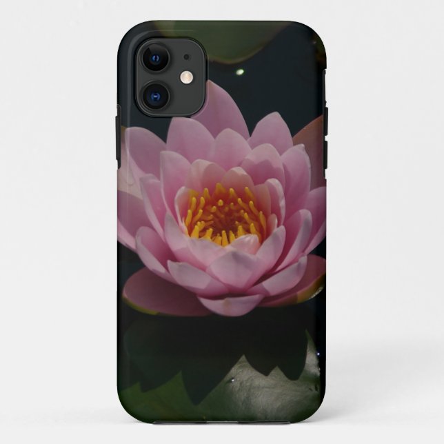 Pink Waterlily Case-Mate iPhone Case (Back)