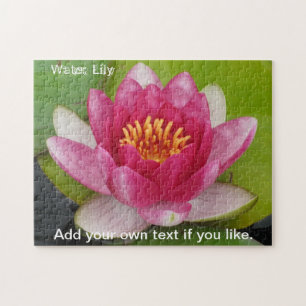 Pink Waterlily Jigsaw Puzzle