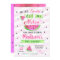 Pink Watermelon Birthday Party Invitation