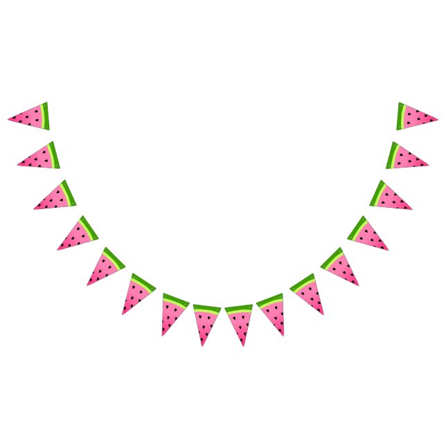 Pink Watermelon Bunting (All)