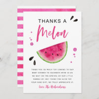 Pink Watermelon Girl's Baby Shower