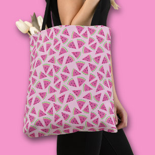 Pink Watermelon pattern Tote Bag