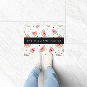 Pink Watermelons, Watermelon Seeds, Your Name Doormat