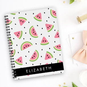 Pink Watermelons, Watermelon Seeds, Your Name Notebook