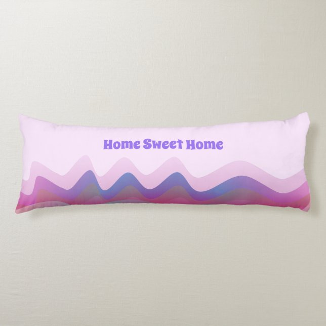 Pink Wave Body Cushion (Front)